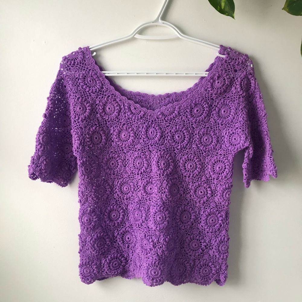 Vintage crochet shirt